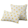 Daisies, sunflowers, frangipani, cotton waist pillow, sofa throw pillow, cushion set, living room, bedroom, homestay style embroidery Item Picture